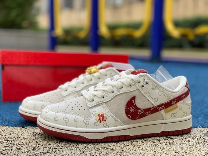 Nike Dunk x Gucci White Red FC1688-158