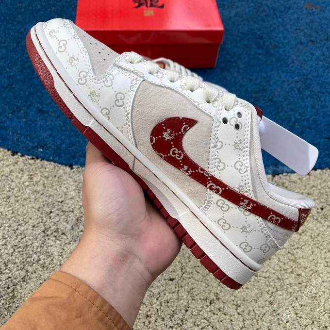 Nike Dunk x Gucci White Red FC1688-158