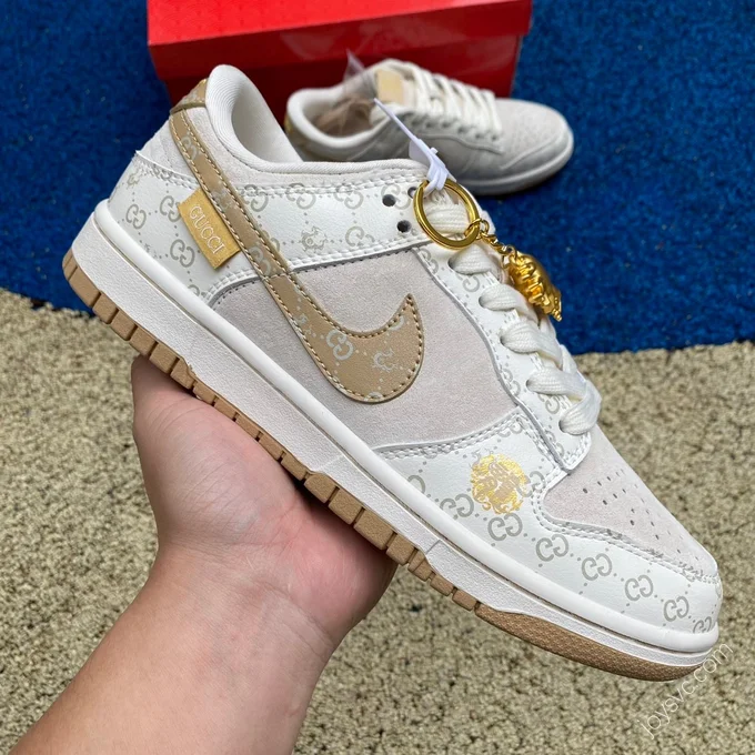 Nike Dunk x Gucci White Brown FC1688-157