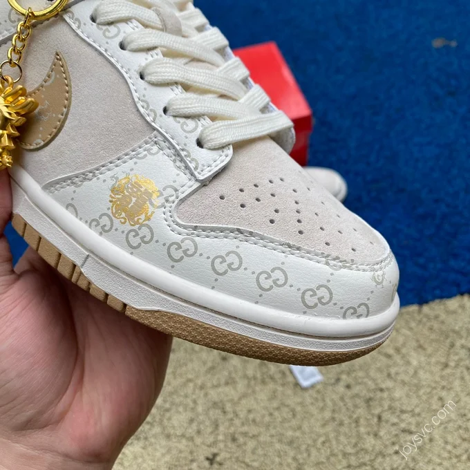 Nike Dunk x Gucci White Brown FC1688-157