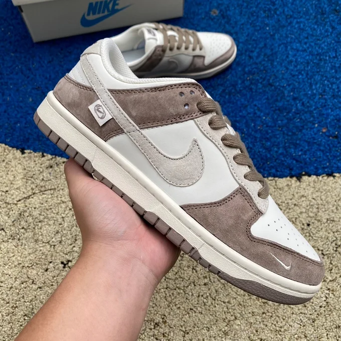 Nike Dunk Low White Grey Brown Suede JH8037-925