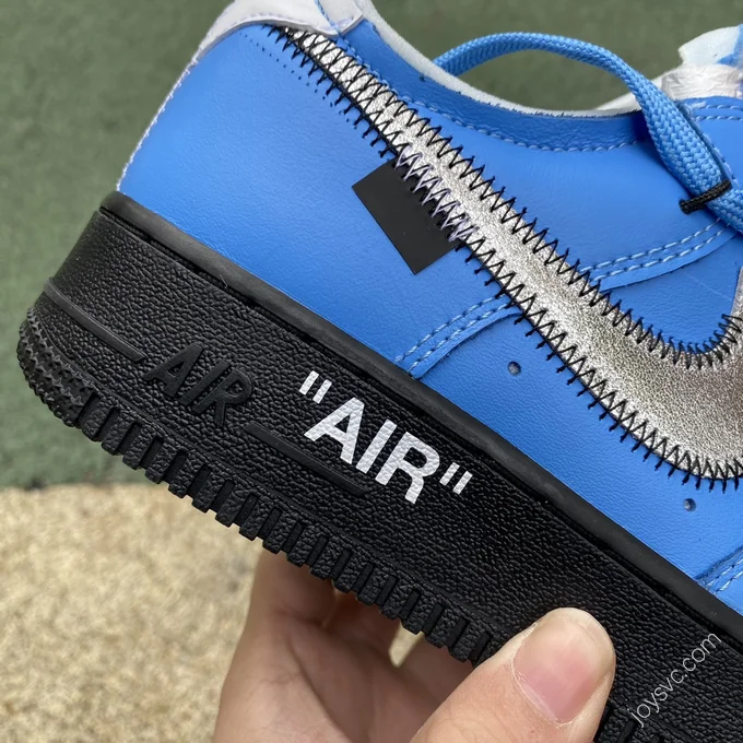 OFF-WHITE x Nike Air Force 1 Blue Black CI1173-400