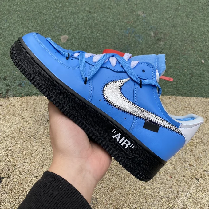 OFF-WHITE x Nike Air Force 1 Blue Black CI1173-400