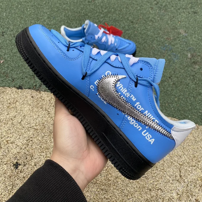 OFF-WHITE x Nike Air Force 1 Blue Black CI1173-400