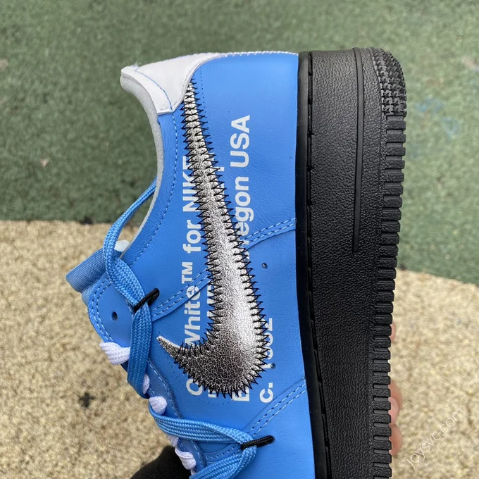 OFF-WHITE x Nike Air Force 1 Blue Black CI1173-400