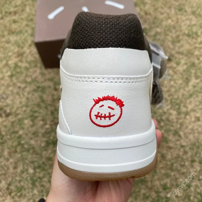 Travis Scott x Jordan Cut The Check White Black Brown FZ8117-100