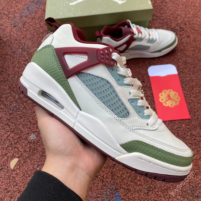 Nike Air Jordan Spizike Low Green Red White FJ6372-100