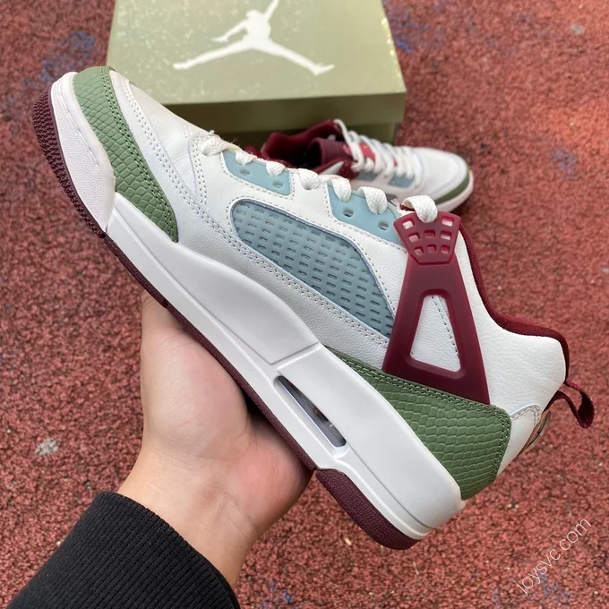 Nike Air Jordan Spizike Low Green Red White FJ6372-100