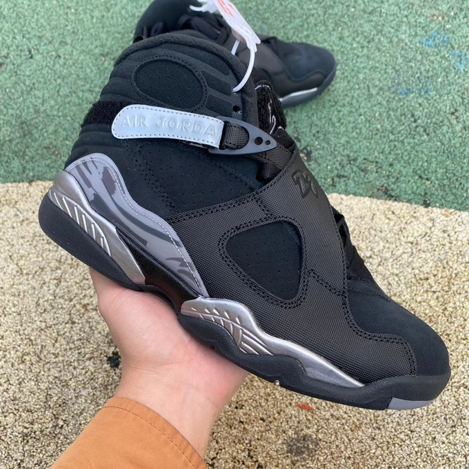 Air Jordan 8 Winterized Black Grey Silver FD1334-001