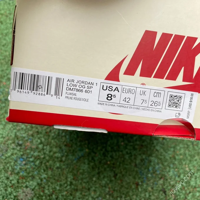 Travis Scott x Air Jordan 1 Low Golf White Red Crack DM7866-601