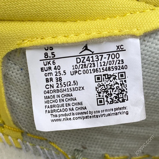 Travis Scott x Air Jordan 1 Low Canary White Yellow Blue T1 DZ4137-7