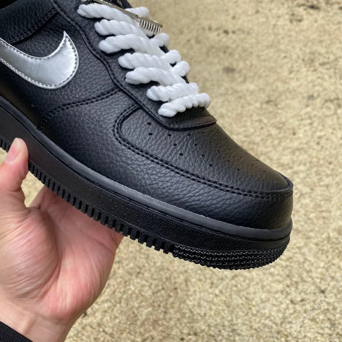 Nike Air Force 1 Black Silver