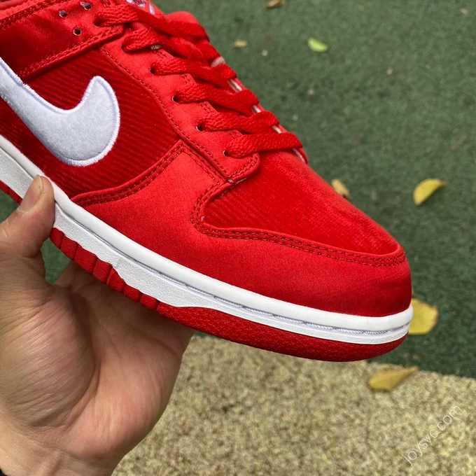 Nike Dunk Low Red White Corduroy FZ3548-612