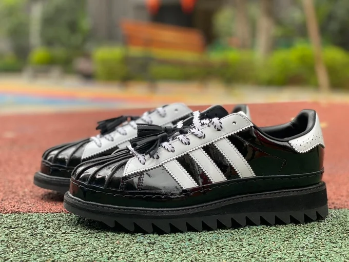 CLOT x Adidas Superstar Black White IH3131