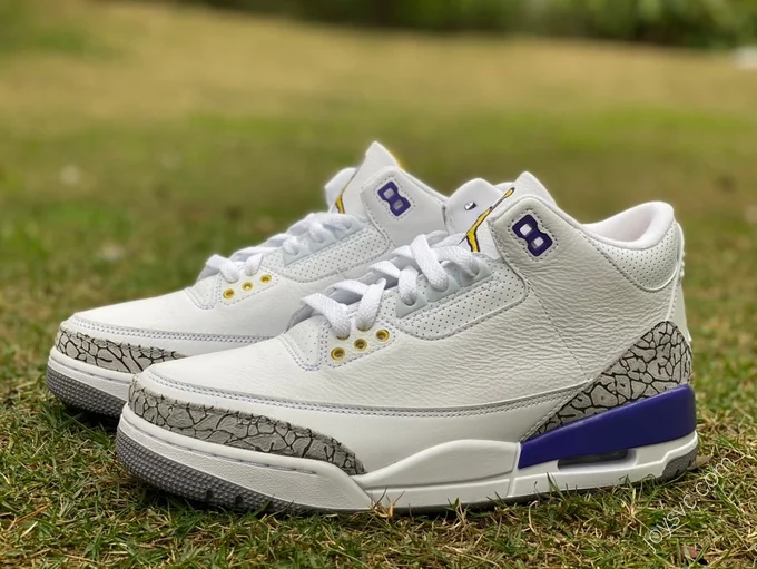 Air Jordan 3 Lakers Sneaker 869802-907