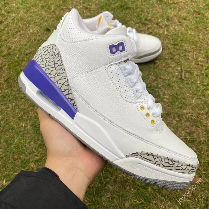 Air Jordan 3 Lakers Sneaker 869802-907