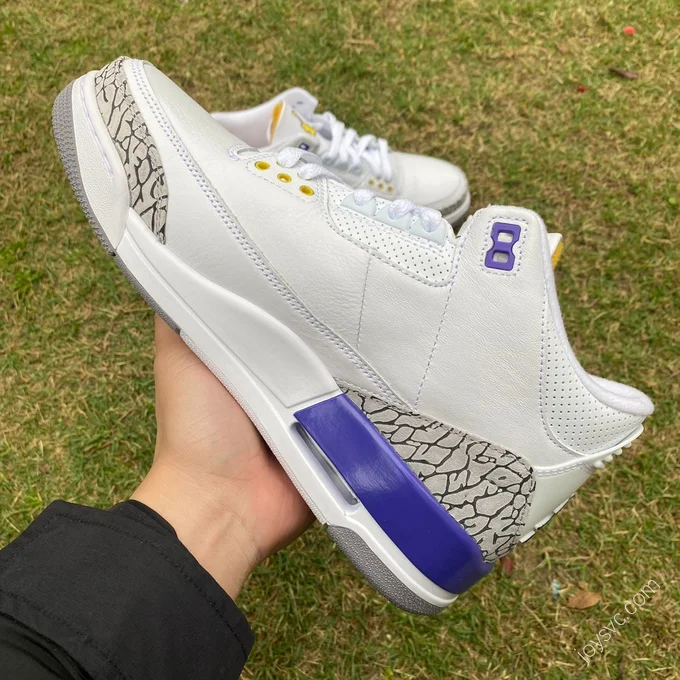 Air Jordan 3 Lakers Sneaker 869802-907