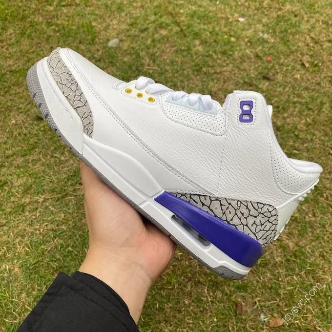 Air Jordan 3 Lakers Sneaker 869802-907