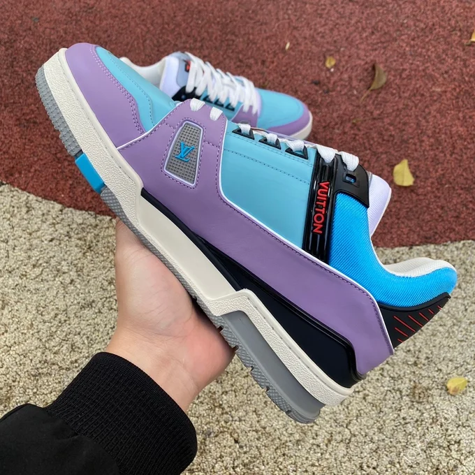 LOUIS VUITTON Trainer Purple Blue