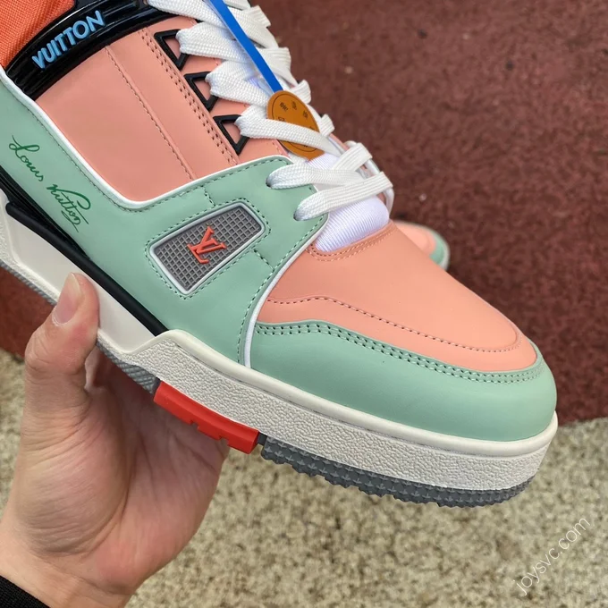 LOUIS VUITTON Trainer Pink Green