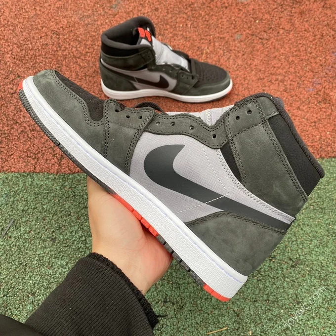 Air Jordan 1 Black Gray Green DB2889-002