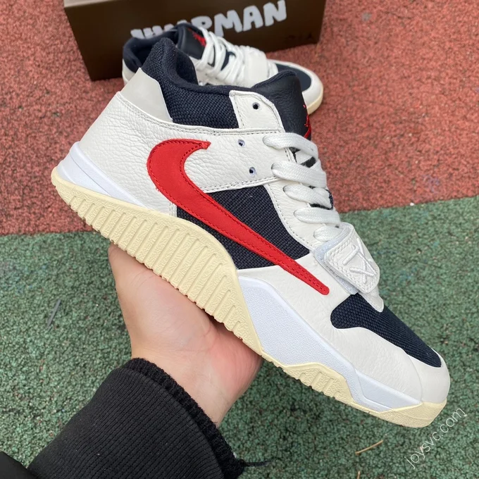 Travis Scott x Jordan Cut The Check White Black Red FZ8117-101