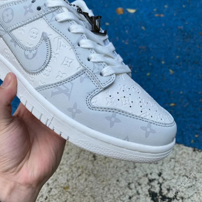 Nike Dunk x Louis Vuitton White Grey Print FC1688-183