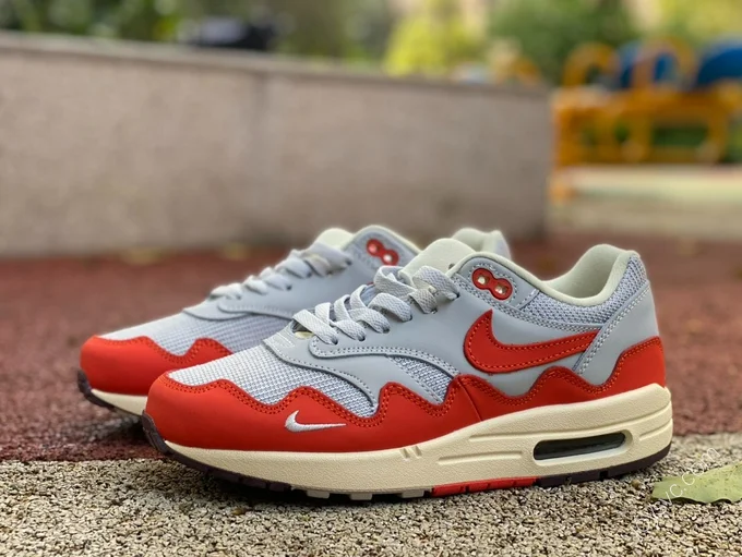 Nike Air Max 1 '87 Grey Red DH1348-600