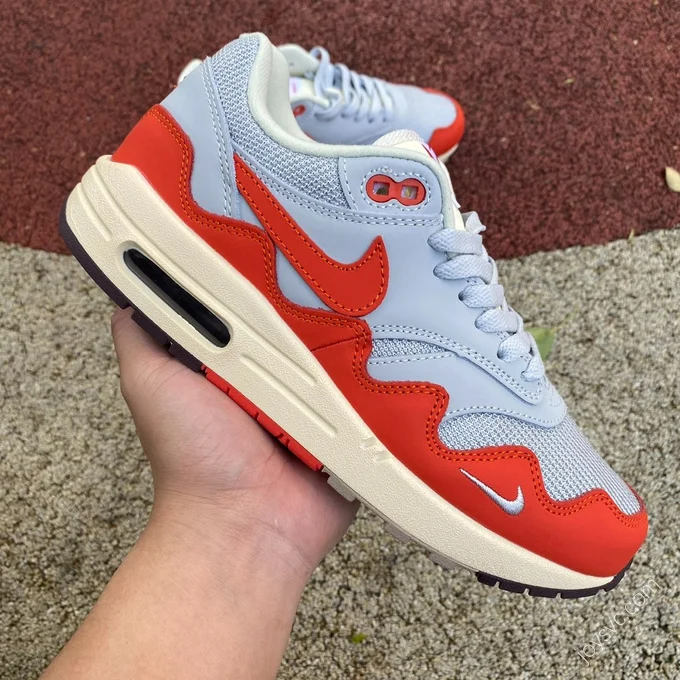 Nike Air Max 1 '87 Grey Red DH1348-600