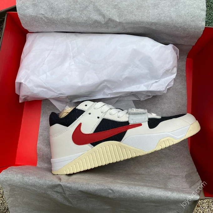 Travis Scott x Jordan Cut The Check White Black Red FZ8117-101