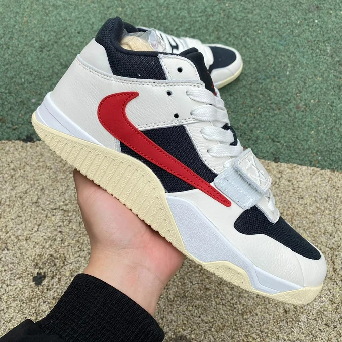 Travis Scott x Jordan Cut The Check White Black Red FZ8117-101