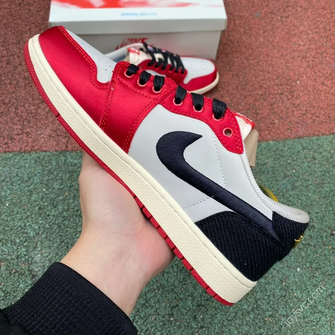 Air Jordan 1 Low OG White Black Red FN0432-100