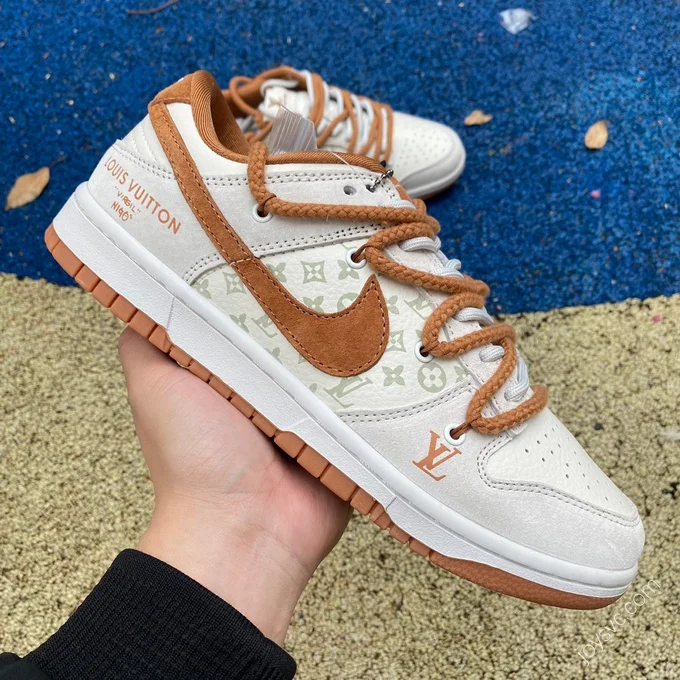 Nike Dunk x Louis Vuitton White Brown fc1688-185