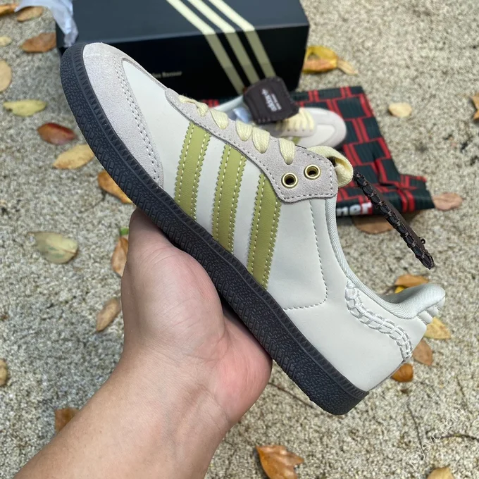 Wales Bonner x Adidas Samba Green Grey ID0217