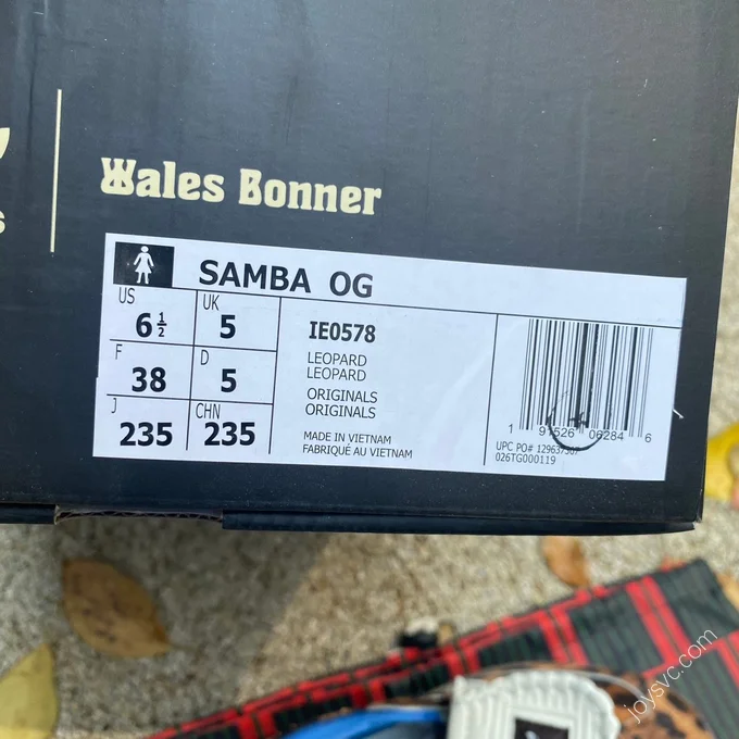 Wales Bonner x Adidas Samba Brown Blue ID0578