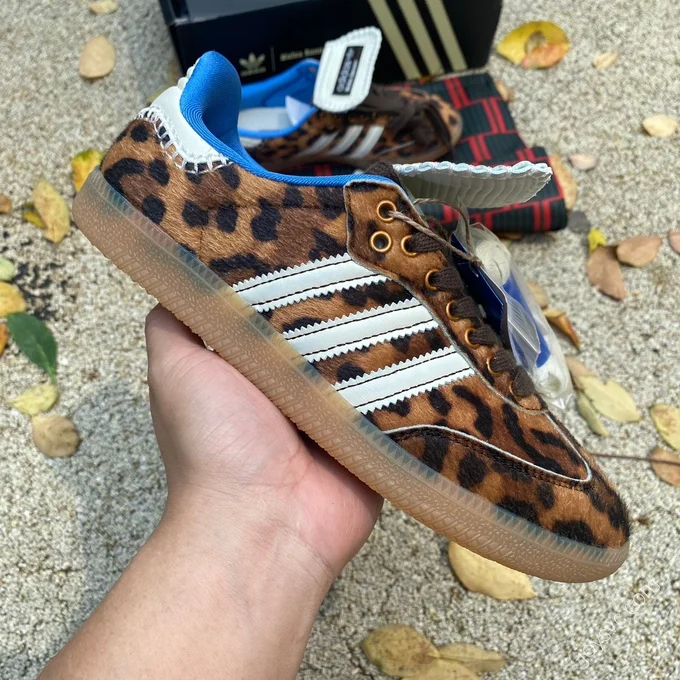 Wales Bonner x Adidas Samba Brown Blue ID0578