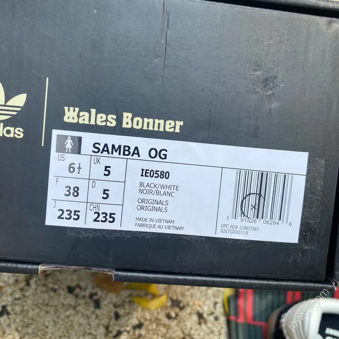 Wales Bonner x Adidas Samba Black White ID0580