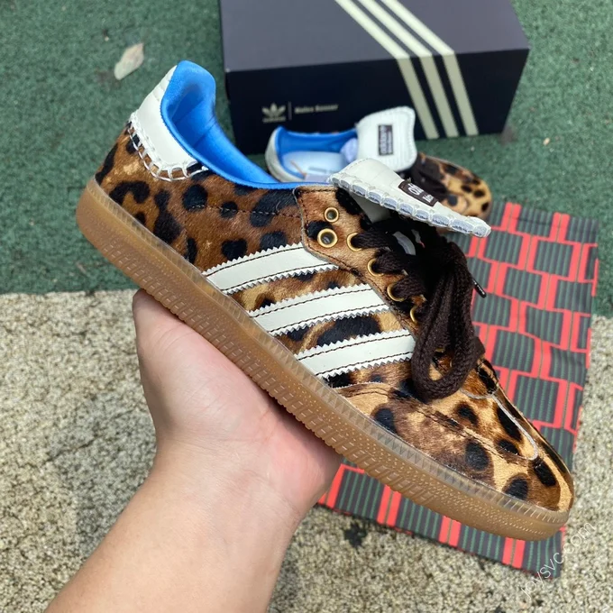 Wales Bonner x Adidas Samba Brown Blue ID0578