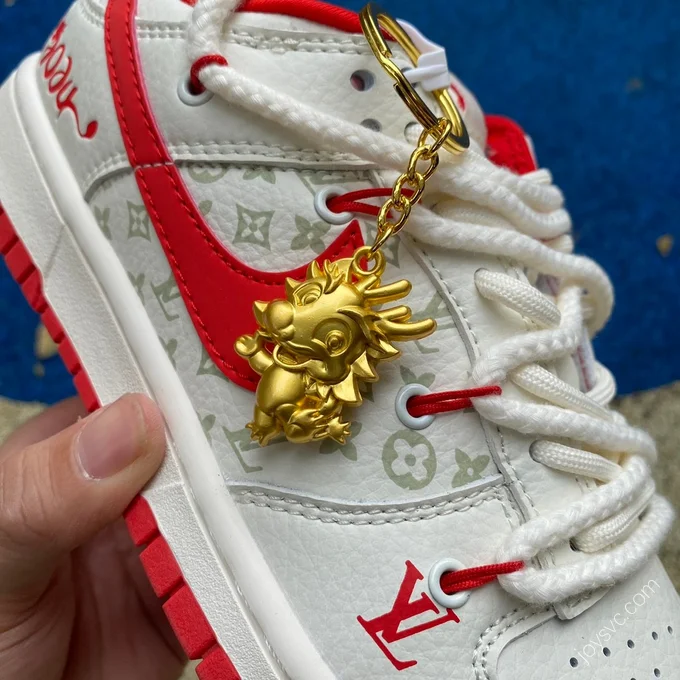 Nike Dunk x Louis Vuitton White Red SJ2068-228