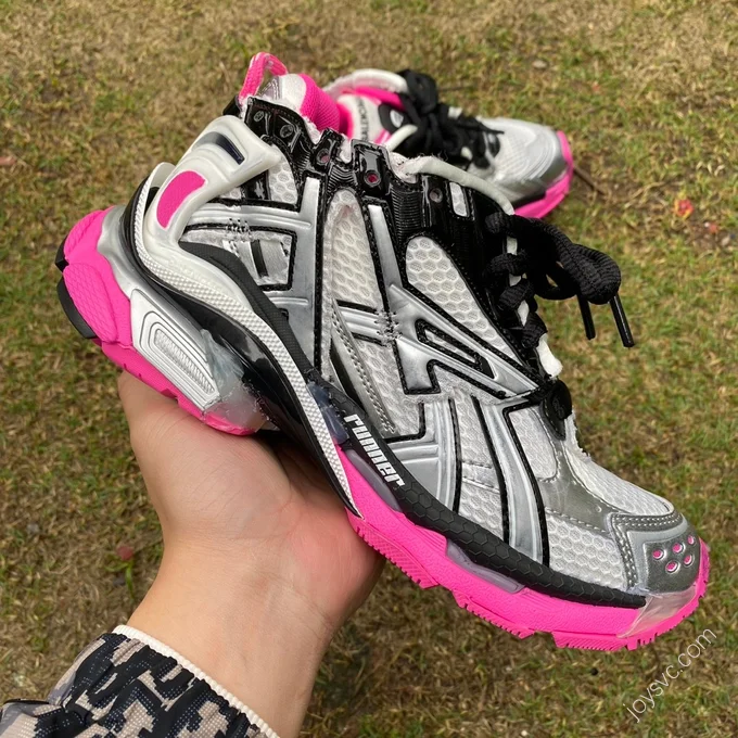 Balenciaga Runner 7.0 Pink Silver