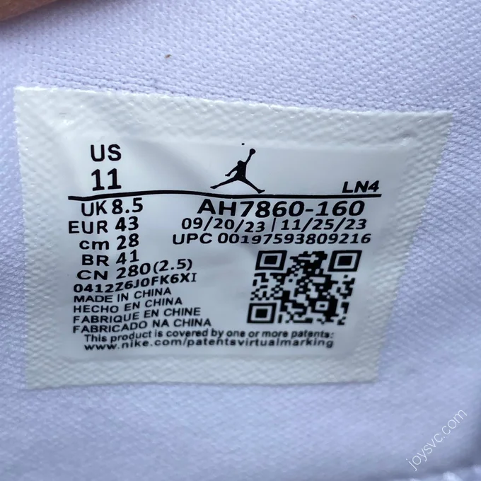 Air Jordan 11 Low WMNS White Pink Basketball Shoes AH7860-160