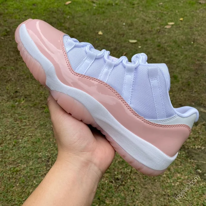 Air Jordan 11 Low WMNS White Pink Basketball Shoes AH7860-160