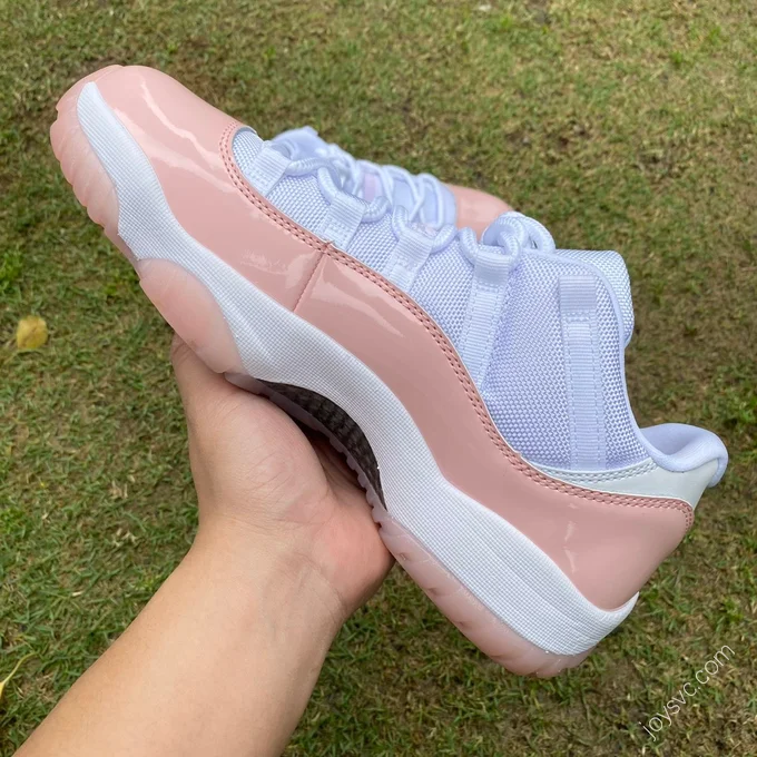 Air Jordan 11 Low WMNS White Pink Basketball Shoes AH7860-160