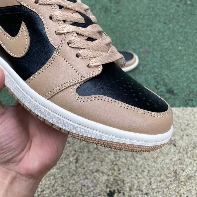 Air Jordan 1 Low Brown Tan Low-Top Sneaker DC0774-201