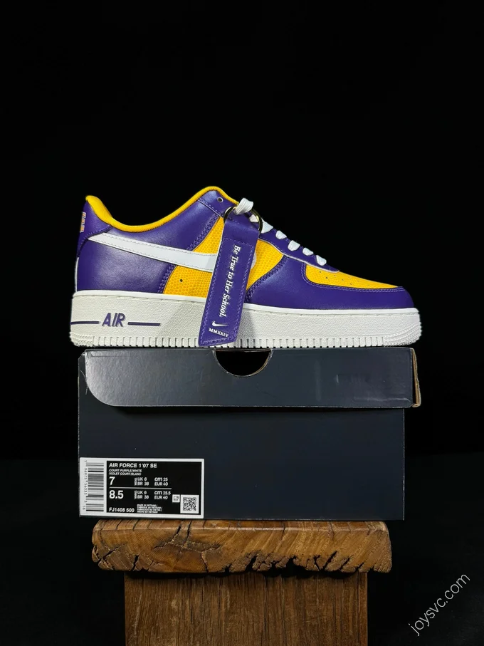 Nike Air Force 1 Purple Gold FJ1408-500