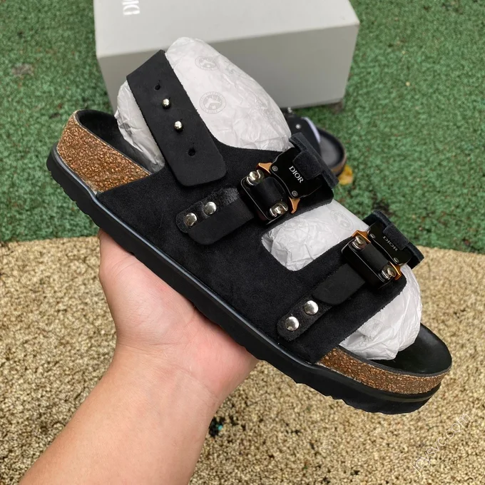 Dior x Birkenstock Milano Black