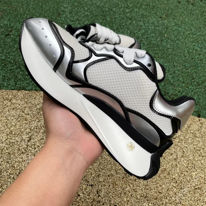 Alexander McQueen Sprint Runner Silver White