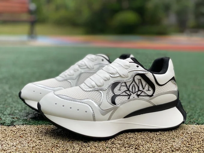 Alexander McQueen Sprint Runner Grey White