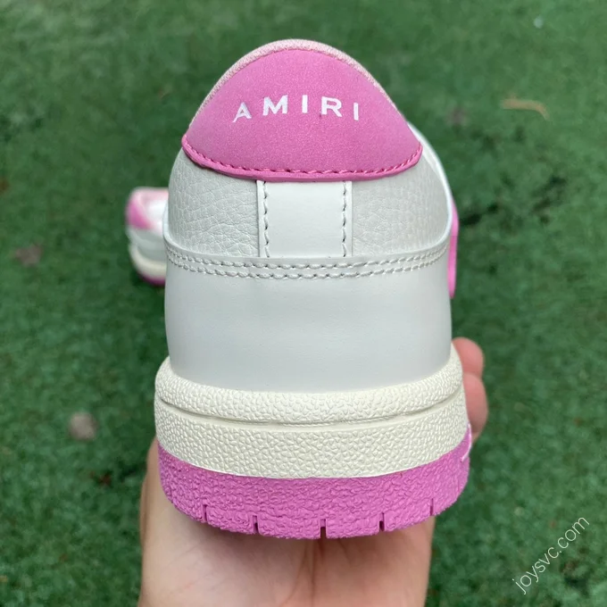 Amiri Skel-Top Low Pink White