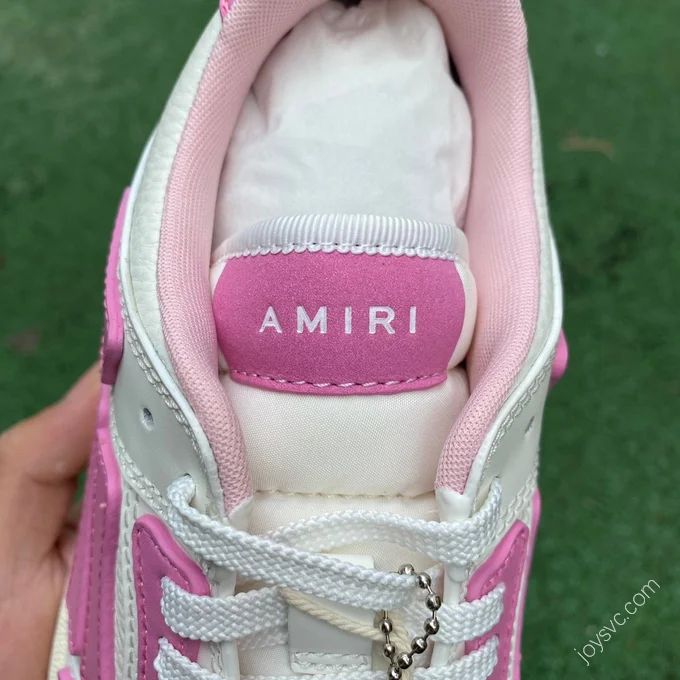 Amiri Skel-Top Low Pink White